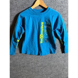 Disney Spirit Jersey Kids Large 11/12 Blue Neon Yellow Walt Disney World Shirt